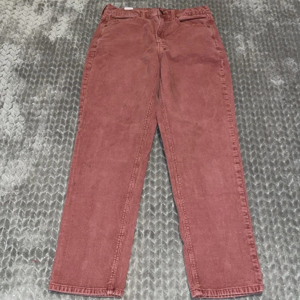 American‎ Eagle Mom Jean Corduroy Super Stretch Pants.  Size 6.  Terra Cotta. - Picture 5 of 9